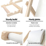 darrahopens Furniture > Bar Stools & Chairs Gardeon Outdoor Chairs Sun Lounge Deck Beach Chair Folding Wooden Patio Furniture Beige