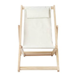 darrahopens Furniture > Bar Stools & Chairs Gardeon Outdoor Chairs Sun Lounge Deck Beach Chair Folding Wooden Patio Furniture Beige