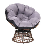 darrahopens Furniture > Bar Stools & Chairs Gardeon Outdoor Papasan Chairs Lounge Setting Patio Furniture Wicker Brown