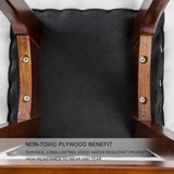 darrahopens Furniture > Bar Stools & Chairs La Bella 2 Set 65cm White Brown Wooden Bar Stool Sophia Leather