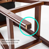 darrahopens Furniture > Bar Stools & Chairs La Bella 2 Set 65cm White Brown Wooden Bar Stool Sophia Leather
