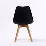 darrahopens Furniture > Bar Stools & Chairs La Bella 2 Set Blue Retro Dining Cafe Chair Padded Seat