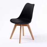 darrahopens Furniture > Bar Stools & Chairs La Bella 2 Set Blue Retro Dining Cafe Chair Padded Seat