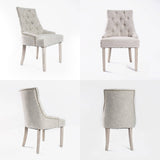 darrahopens Furniture > Bar Stools & Chairs La Bella 2 Set Cream French Provincial Dining Chair Amour Oak Leg