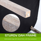 darrahopens Furniture > Bar Stools & Chairs La Bella 2 Set Grey French Provincial Dining Chair Amour Oak Leg