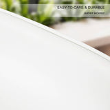 darrahopens Furniture > Bar Stools & Chairs La Bella 4 Set 65cm White Wooden Bar Stool Sophia Leather