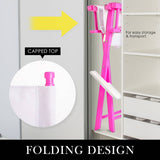 darrahopens Furniture > Bar Stools & Chairs La Bella Pink Folding Tall Chair DARK HUMOR Movie Director 75cm