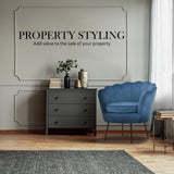 darrahopens Furniture > Bar Stools & Chairs La Bella Shell Scallop Navy Blue Armchair Lounge Chair Accent Velvet