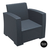 Darrahopens Furniture > Bar Stools & Chairs Monaco Lounge Armchair Single - Anthracite