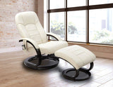 darrahopens Furniture > Bar Stools & Chairs PU Leather Deluxe Massage Chair Recliner Ottoman Lounge Remote