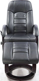 darrahopens Furniture > Bar Stools & Chairs PU Leather Massage Chair Recliner Ottoman Lounge Remote