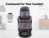 darrahopens Furniture > Bar Stools & Chairs PU Leather Massage Chair Recliner Ottoman Lounge Remote