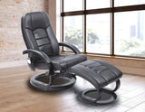 darrahopens Furniture > Bar Stools & Chairs PU Leather Massage Chair Recliner Ottoman Lounge Remote