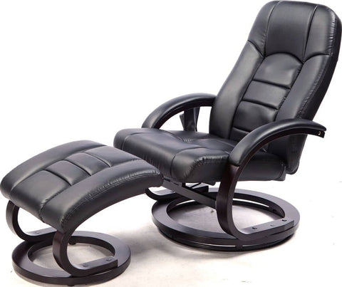 darrahopens Furniture > Bar Stools & Chairs PU Leather Massage Chair Recliner Ottoman Lounge Remote