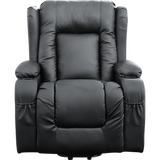 darrahopens Furniture > Bar Stools & Chairs Recliner Chair Electric Massage Chair Lift Heated Leather Lounge Sofa Black