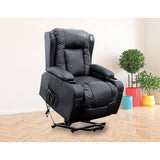 darrahopens Furniture > Bar Stools & Chairs Recliner Chair Electric Massage Chair Lift Heated Leather Lounge Sofa Black