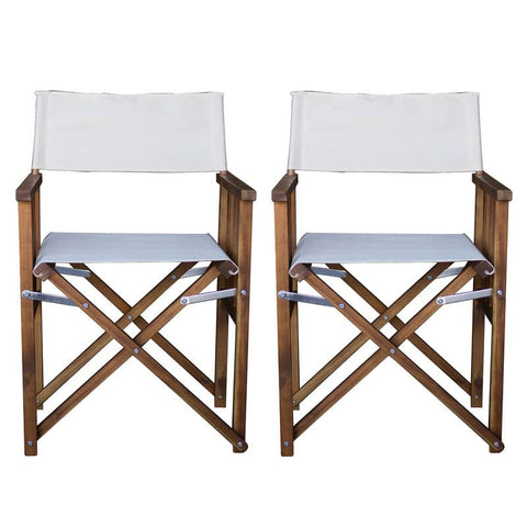 Darrahopens Furniture > Bar Stools & Chairs Set  of 2 director chairs