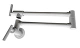 Darrahopens Furniture > Bathroom 2023 Brushed Gold Kitchen tap Wall Mounted Pot Filler Single Cold Water inlet