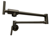 Darrahopens Furniture > Bathroom 2023 Brushed Gold Kitchen tap Wall Mounted Pot Filler Single Cold Water inlet