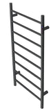Darrahopens Furniture > Bathroom 2023 Matte Black stainless steel Heated Towel Rail rack Round AU 1000*450mm Timer
