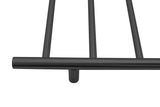 Darrahopens Furniture > Bathroom 2023 Matte Black stainless steel Heated Towel Rail rack Round AU 1000*450mm Timer