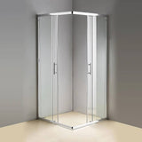 Darrahopens Furniture > Bathroom Adjustable 1000x1100mm Double Sliding Door Glass Shower Screen in Chrome