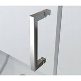 Darrahopens Furniture > Bathroom Adjustable 1300x920mm Single Door Corner Sliding Glass Shower Screen in Chrome