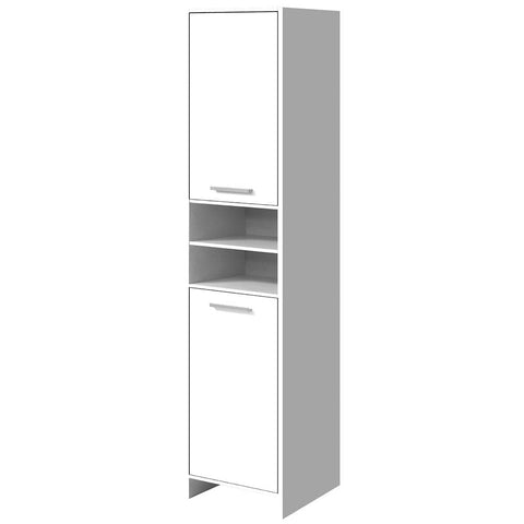 darrahopens Furniture > Bathroom Artiss 185cm Bathroom Tallboy Toilet Storage Cabinet Laundry Cupboard Adjustable Shelf White