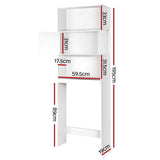 darrahopens Furniture > Bathroom Artiss Bathroom Storage Cabinet - White