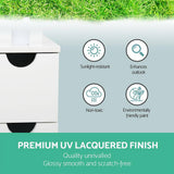 darrahopens Furniture > Bathroom Artiss Freestanding Bathroom Storage Cabinet - White