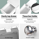 darrahopens Furniture > Bathroom Bathroom Storage Cabinet White