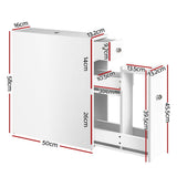 darrahopens Furniture > Bathroom Bathroom Storage Cabinet White