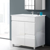 darrahopens Furniture > Bathroom Cefito 750mm Bathroom Vanity Cabinet Unit Wash Basin Sink Storage Freestanding White