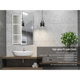 darrahopens Furniture > Bathroom Cefito Bathroom Vanity Mirror with Storage Cavinet - White