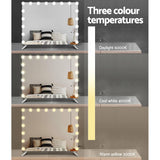 darrahopens Furniture > Bathroom Embellir Makeup Mirror with Light LED Hollywood Mounted Wall Mirrors Cosmetic