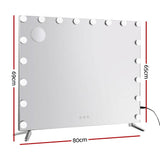 darrahopens Furniture > Bathroom Embellir Makeup Mirror with Light LED Hollywood Mounted Wall Mirrors Cosmetic