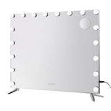 darrahopens Furniture > Bathroom Embellir Makeup Mirror with Light LED Hollywood Mounted Wall Mirrors Cosmetic