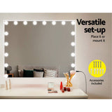darrahopens Furniture > Bathroom Embellir Makeup Mirror with Light LED Hollywood Vanity Dimmable Wall Mirrors