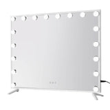 darrahopens Furniture > Bathroom Embellir Makeup Mirror with Light LED Hollywood Vanity Dimmable Wall Mirrors
