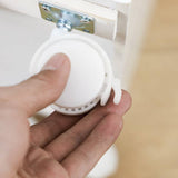 Darrahopens Furniture > Bathroom Removable Bathroom Side Cabinet Toilet Caddy with Storage Drawers- White