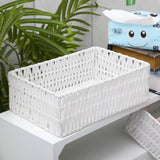 Darrahopens Furniture > Bathroom Removable Bathroom Side Cabinet Toilet Caddy with Storage Drawers- White
