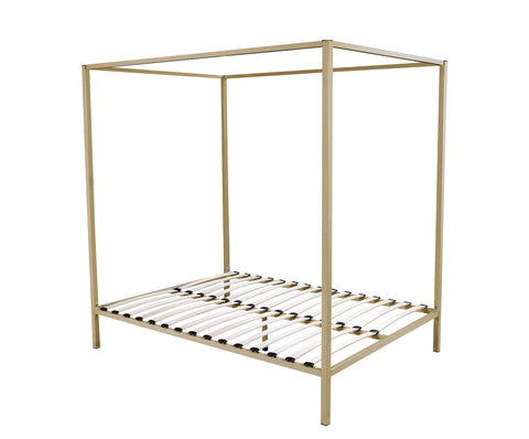 darrahopens Furniture > Bedroom 4 Four Poster Queen Bed Frame
