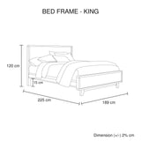 Darrahopens Furniture > Bedroom 4 Pieces Bedroom Suite King Size in Solid Wood Antique Design Light Brown Bed, Bedside Table & Tallboy