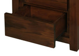 Darrahopens Furniture > Bedroom Amsterdam 2 Drawer Bedside Table (Mahogany)