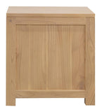 Darrahopens Furniture > Bedroom Amsterdam Solid White Cedar 2 Drawer Bedside (Natural)