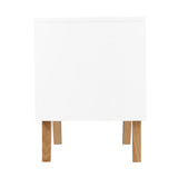 darrahopens Furniture > Bedroom Artiss 2 Drawer Wooden Bedside Tables - White