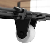 Darrahopens Furniture > Bedroom Artiss 2x Trundle Drawers for Metal Bed Frame Storage with Wheels Balck & Walnut