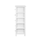 darrahopens Furniture > Bedroom Artiss 5 Basket Storage Drawers - White