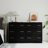 Darrahopens Furniture > Bedroom Artiss 6 Chest of Drawers Cabinet Dresser Table Tallboy Lowboy Storage Black