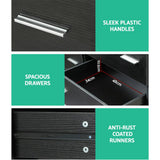 Darrahopens Furniture > Bedroom Artiss 6 Chest of Drawers Cabinet Dresser Table Tallboy Lowboy Storage Black
